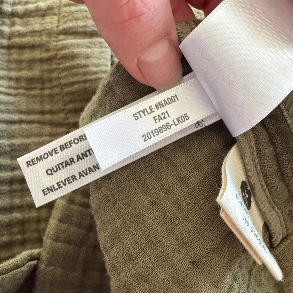 Madewell Lightspun Dorset Blazer Olive Green - Color: Distant Surplus - Picture 6 of 12